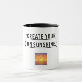 Caneca Brilho Brilhante - Crie seu próprio sol