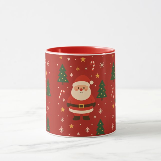 Caneca Brilho Festivo de Feriado (Centro)
