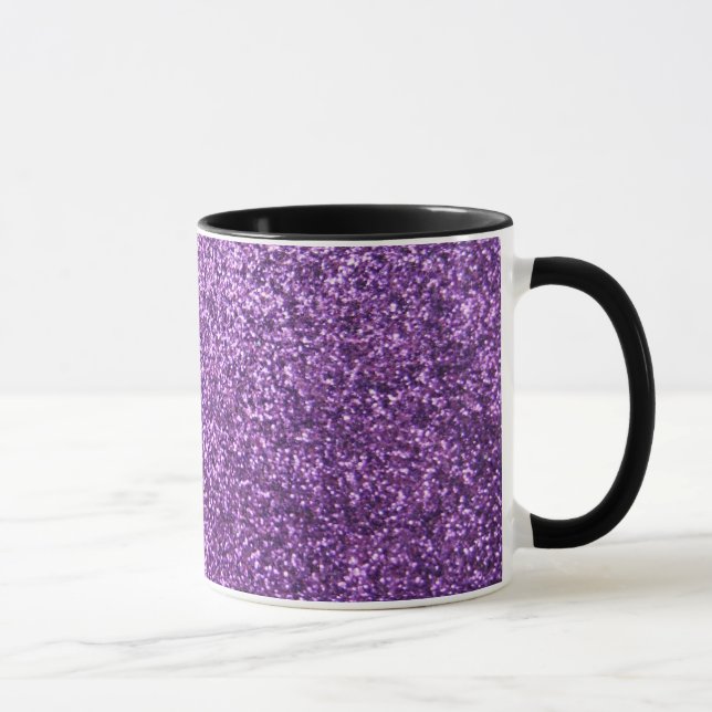 Caneca Brilho roxo do falso (Direita)