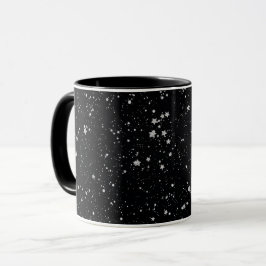 Caneca Brilho Stars2 - Preto de prata