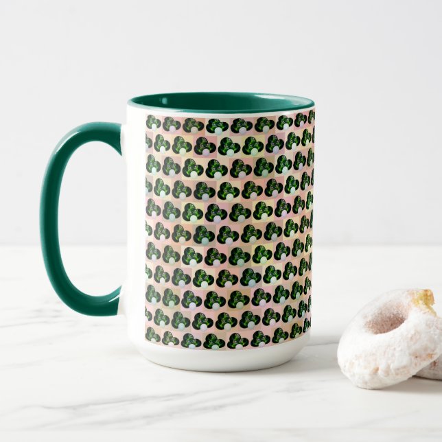 Caneca Brincadeira Geométrica: Testemunhos de Lawn Verifi (Com Donut)