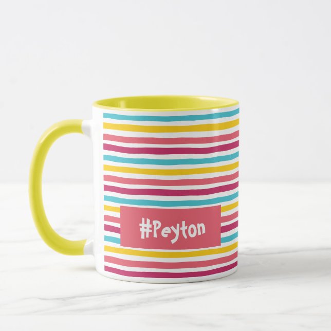 Caneca Brincadeira No Sol! Doces com distribuição colorid (Esquerda)