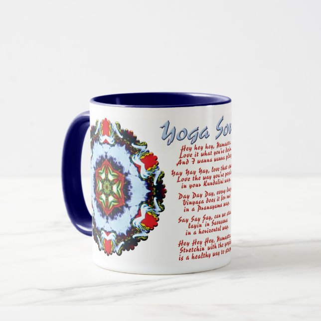 Caneca Brindle Yoga Song Mug (Frente Esquerda)