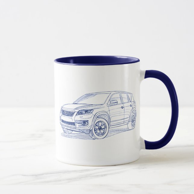 Caneca Brinquedo Rav4 2011 (Direita)