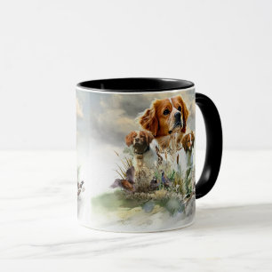 Caneca Brittany Spaniels, French Brittany, Bird dog