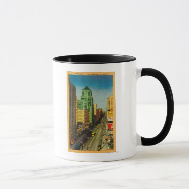 Caneca Broadway Street em Los Angeles, CA (Direita)