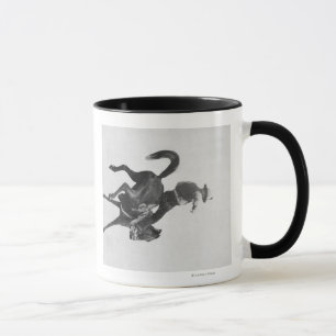 Caneca Bronco Bucking da equitação tímido de Ned do
