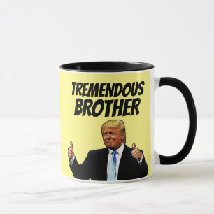 CANECA BROTHER CAFFEE MUG, DONALD TRUMP ENGRAÇADO