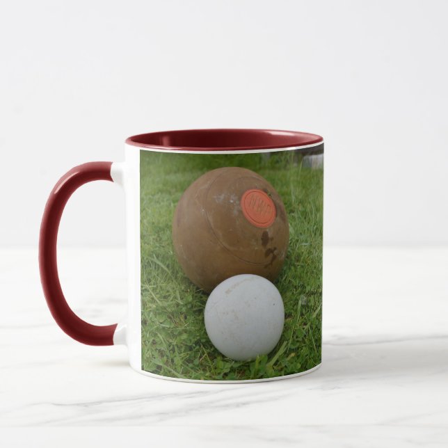 Caneca Brown Vintage Lawn Bowl E Jack, (Esquerda)