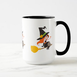 Caneca Bruxa bonito do Redhead