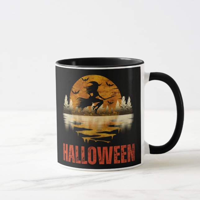 CANECA BRUXA DA NOITE DE HALLOWEEN (Direita)