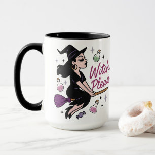 Caneca Bruxa, Por Favor Design Moderno e Sassy de Vassour