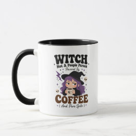 Caneca Bruxa Que Não é Uma Pessoa Café Ressentimento Pret