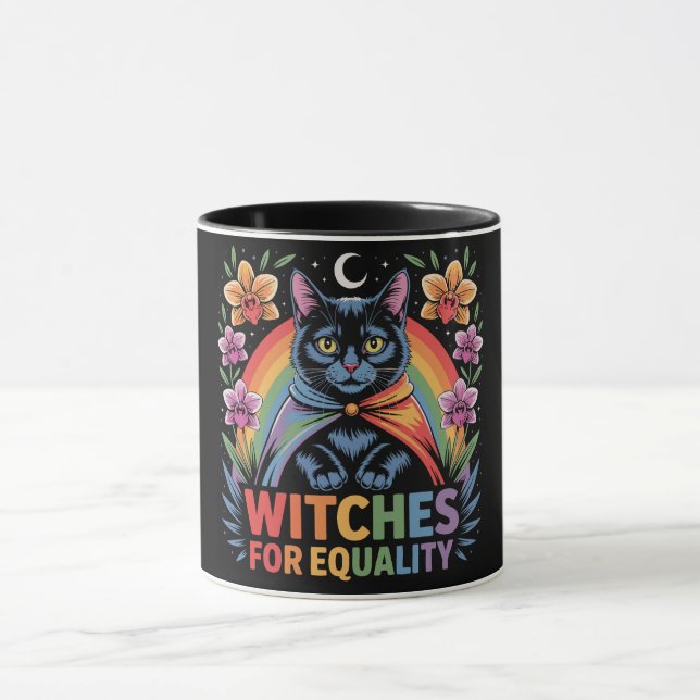 Caneca Bruxas pela Igualdade Feminista (Centro)