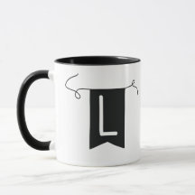 Buchstabe „L“ Becher