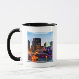 Caneca Buckingham Fountain Lit À Noite