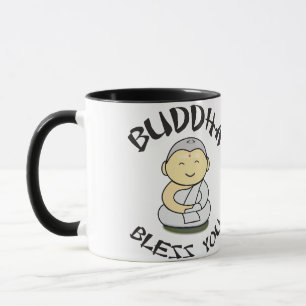 Caneca Buda Abençoa Você - Feliz Buda Bonito