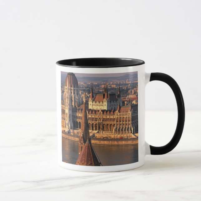 Caneca Budapeste, Hungria, Rio Danúbio, Parlamento (Direita)