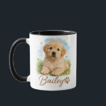 Caneca Buddy for Life Pet's Simple Modern Cool Typography<br><div class="desc">Bring a paw-sitive vibe to your wardrobe with our "Golden Buddy" . Featuring a stunning watercolor illustration of a fluffy golden retriever puppy, this tee is a tribute to our most loyal companions. Soft, stylish, and undeniably cute—it's the perfect gift for dog lovers and golden retriever parents. Wear your heart...</div>