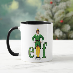 Caneca Buddy, o logotipo do filme Elf
