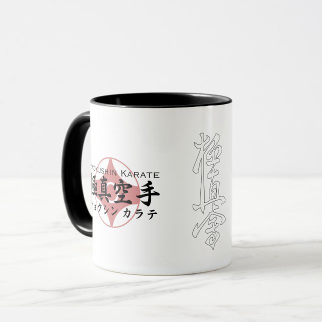 Caneca Budo Kyokushin Karate Mug (Frente Esquerda)