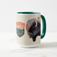 Búfalo Bisão do Parque Nacional de Yellowstone