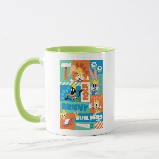 Caneca BUGS BUNNY BUILDERS™| Padrão de Grade de Personage (Esquerda)