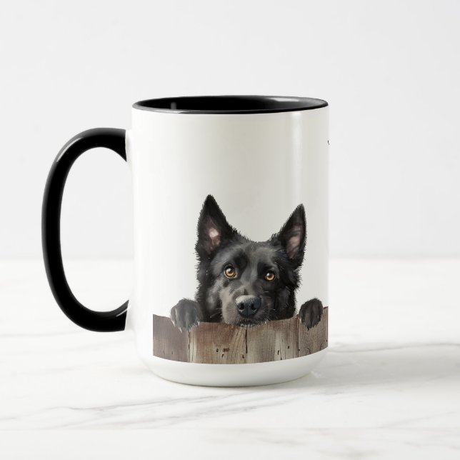 Caneca Buhund Dog Mug Norueguês (Esquerda)