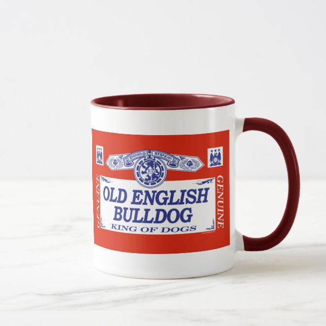 Caneca Buldogue inglês velho (Direita)
