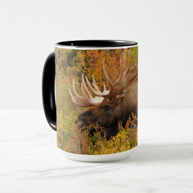 Caneca Bull Moose | Parque Nacional Denali, Alasca (Frente Esquerda)