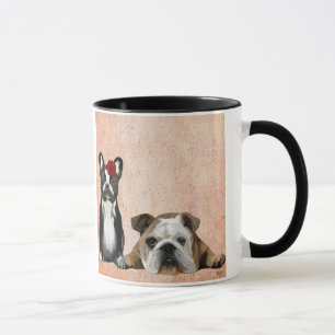 Caneca Bulldog francês e inglês Bulldog