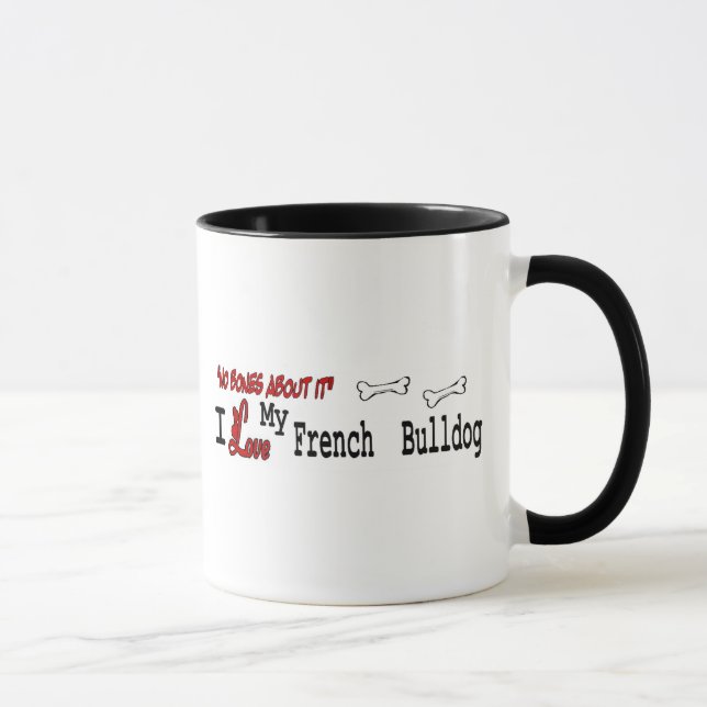 Caneca Bulldog Francês (I Love) (Direita)
