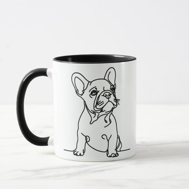 Caneca Bulldog Mug Francês (Esquerda)