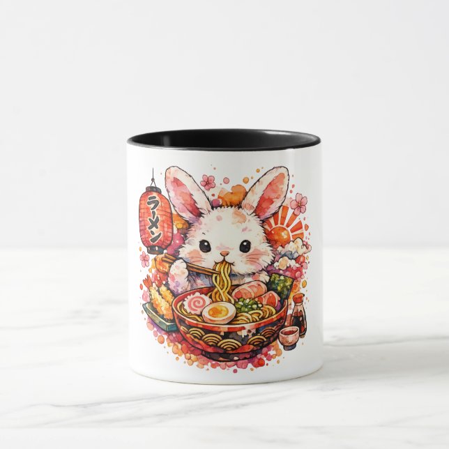Caneca Bunny Eating Ramen (Centro)