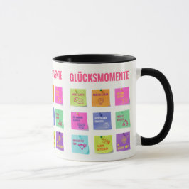 Caneca Buntes Design mit Glücksmomenten