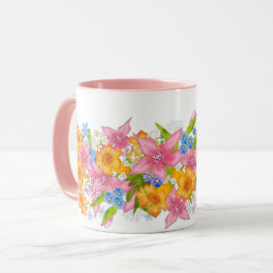 Caneca buquê primavera