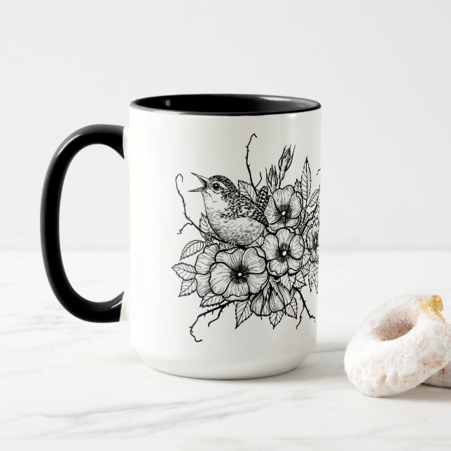 Caneca Buquê Wren (Com Donut)