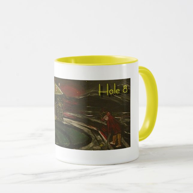 Caneca Buraco 8 (Frente Esquerda)
