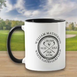Caneca Buraco Stylish em Um Golfe Personalizado