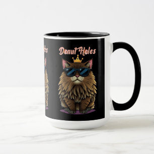 Caneca Buracos de Donut Dungeon Crawler Preto