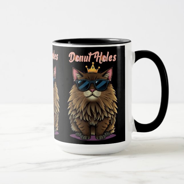 Caneca Buracos de Donut Dungeon Crawler Preto (Direita)