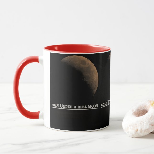Caneca Burn Under a Real Moon Mug (Com Donut)