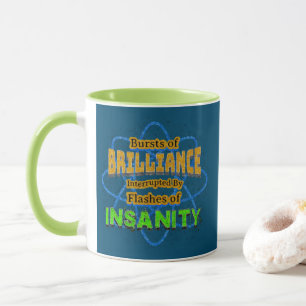 Caneca Bursts de Brilhantes Flashes do Humor Insano