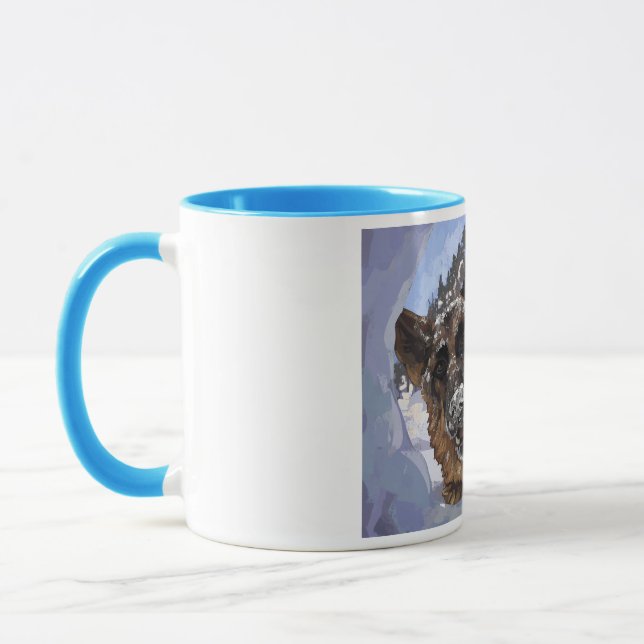 Caneca Busca e resgate alemães de Shepard na neve (Esquerda)