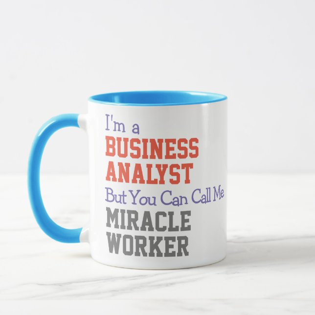 Caneca Business Analyst Miracle Worker Mug (Esquerda)