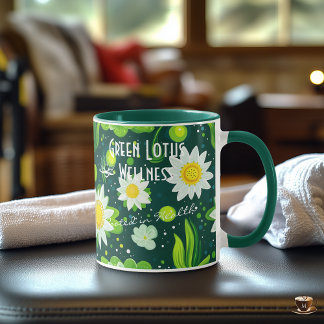 Caneca Business Spa e Wellness Cactus e Flor vibrantes