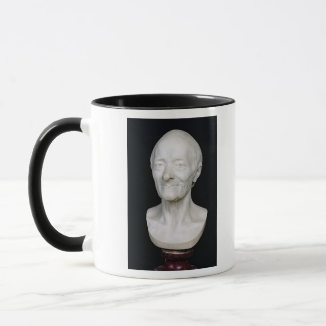 Caneca Busto de Voltaire sem sua peruca, 1778 (Esquerda)