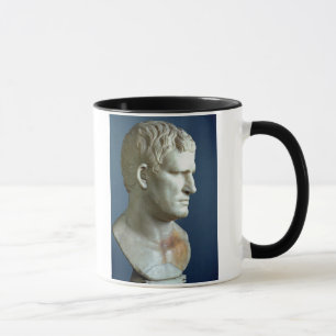 Caneca Busto do retrato de Agrippa (63-12 BC) romano