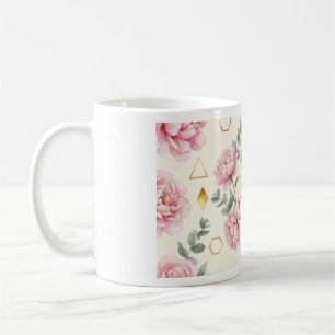 Caneca But First Coffee Xícara de Café Floral Do