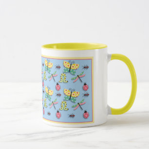 CANECA BUTTERFLIES & INSETOS